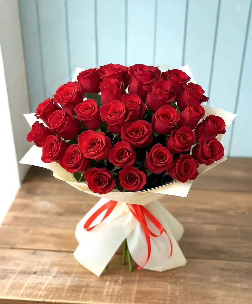 Букет 29 Красных роз в Липицы