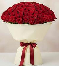 Букет 101 Красная роза Милано #REPLACE_PRED# Липицы