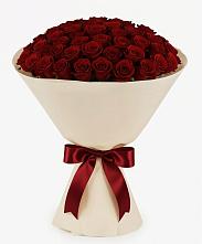 Букет 101 Бордовая роза Блэк Бакарра в Липицы