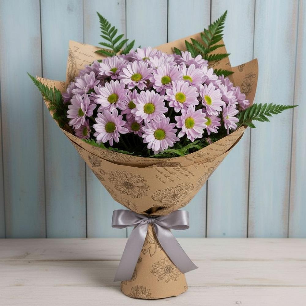 Букет цветов из: Хризантемы в Липицы