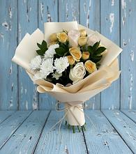Букет цветов из:  Розы и Хризантемы #REPLACE_PRED# Липицы