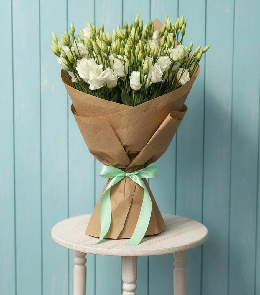 Букет цветов из: Лизиантусы в Липицы