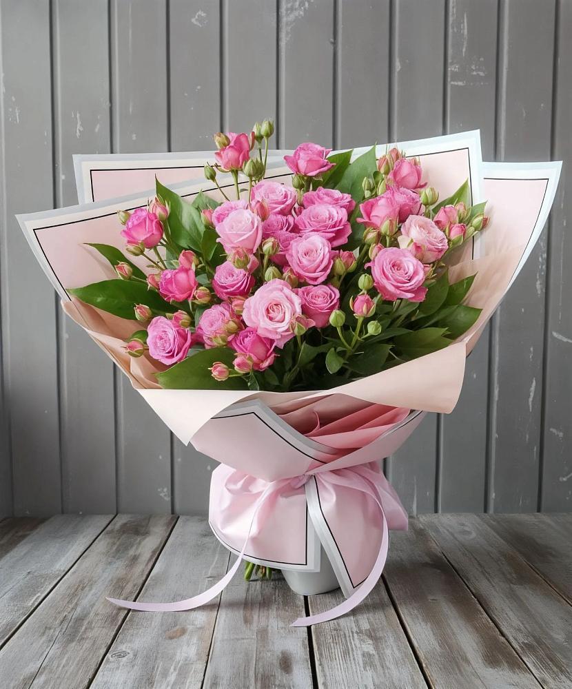 Букет Розовый кустик в Липицы
