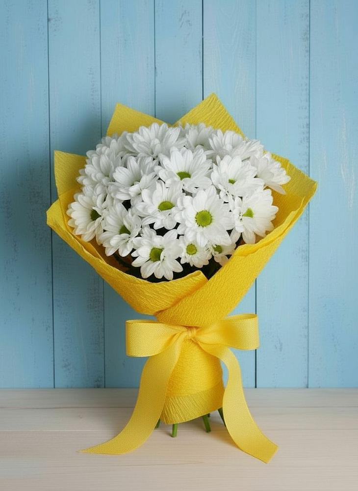 Букет цветов из: Хризантемы в Липицы