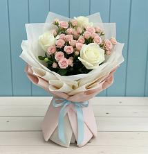 Букет цветов из:  Розы в Липицы