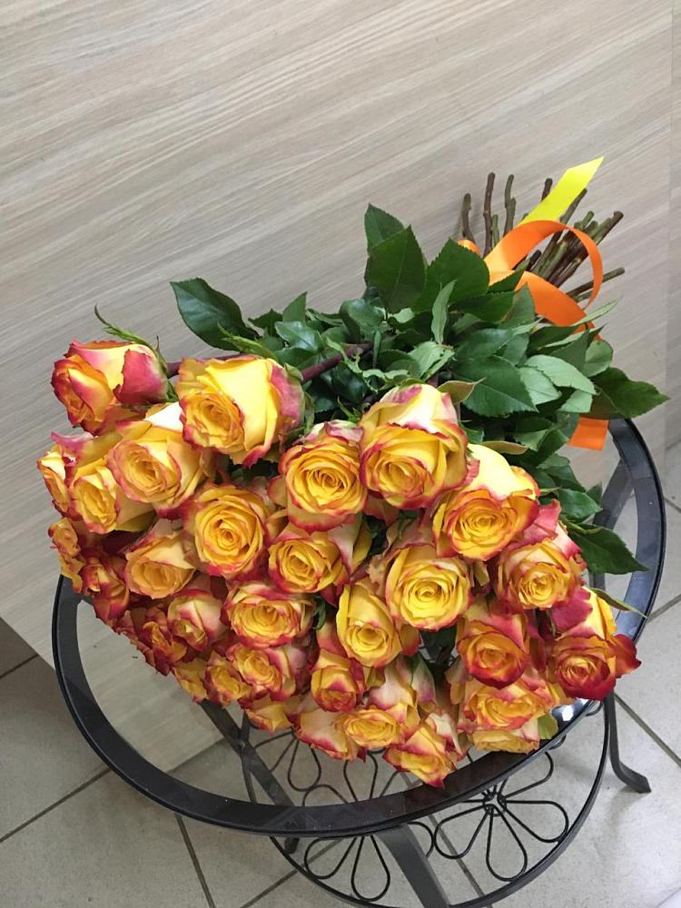 Букет Желтые розы в Липицы