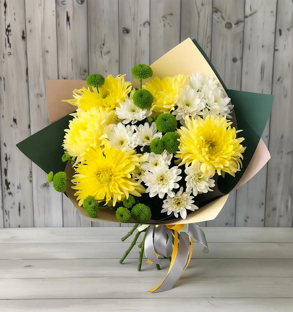 Букет цветов из: Хризантемы в Липицы