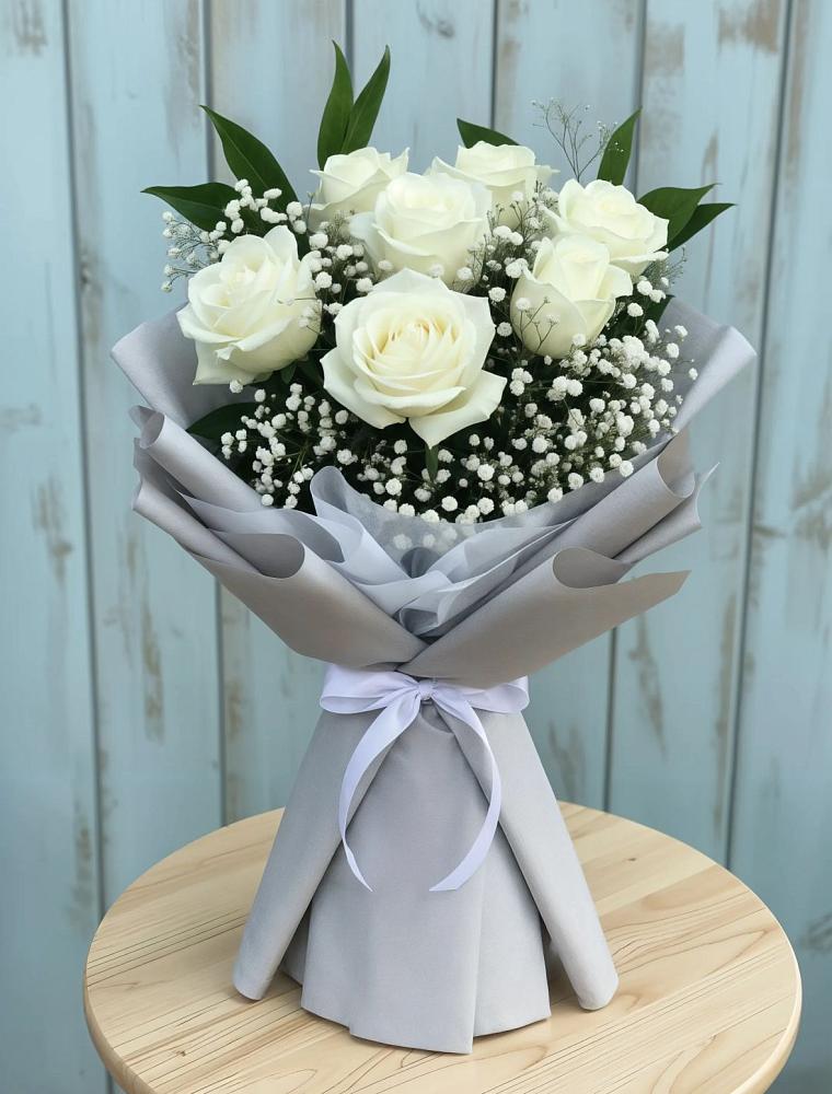 Букет цветов из: Розы в Липицы