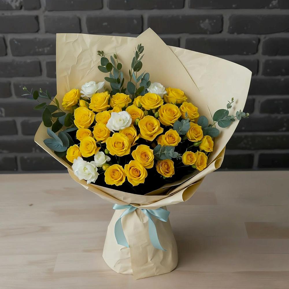 Букет цветов из: Розы в Липицы