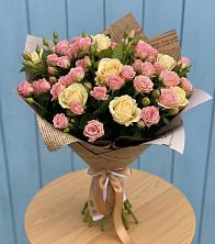 Букет цветов из:  Розы в Липицы