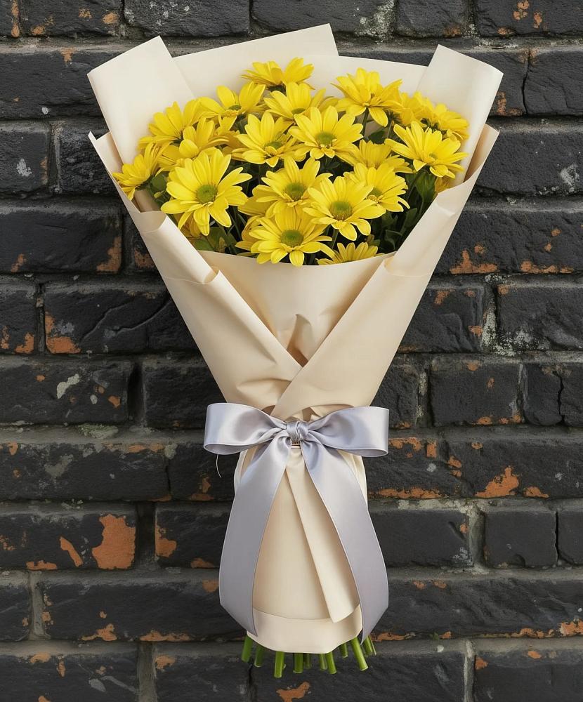 Букет цветов из: Хризантемы в Липицы