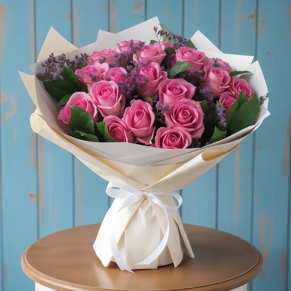 Букет цветов из: Розы в Липицы