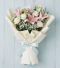 Букет цветов из:  Лилии в Липицы
