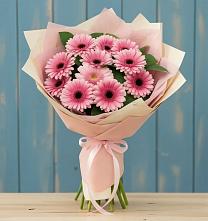 Букет цветов из:  Герберы в Липицы